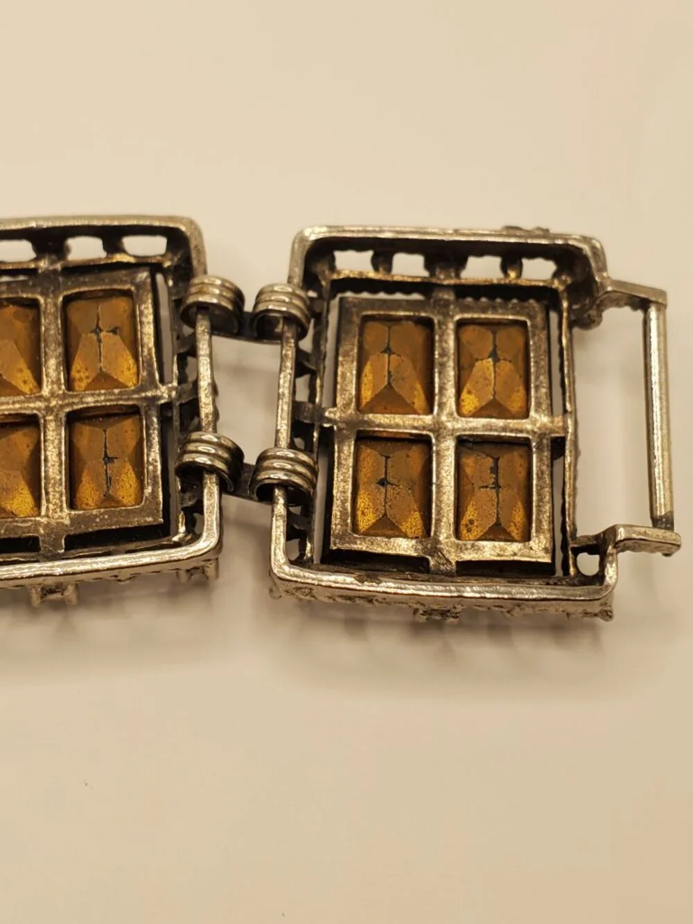 1 Silver -toned Bracelet, item # B-1200, wt. 78 grams.